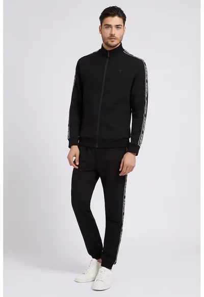 Bluza cu fermoar - pentru antrenament - Negru