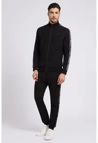 Bluza cu fermoar - pentru antrenament - Negru