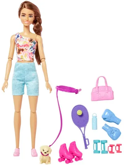 Set de joacă Barbie Wellness - Timp pentru sport