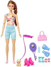 Set de joacă Barbie Wellness - Timp pentru sport