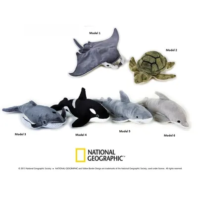 Pui animal oceanic de plus National Geografic 23 cm -Optiunea 3