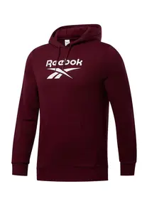 Hanorac barbati croiala lejera - gluga ajustabila - rosu - bumbac