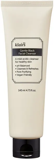 Dear Klairs Gentle Black Spuma de curățare a feței, 140 ml
