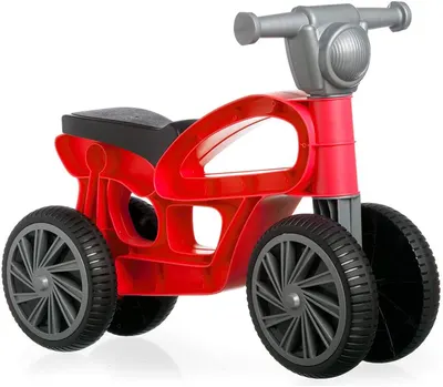 Mini bicicletă fără pedale, cu 4 roți