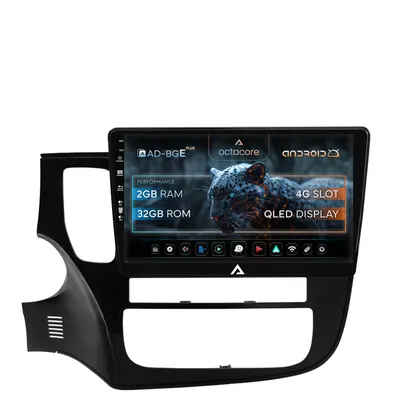 Navigatie Mitsubishi Outlander (2013-2020), Android, E-Octacore 2GB RAM + 32GB ROM, 10.1 Inch - AD-BGE10002+AD-BGRKIT268