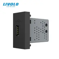 Modul priza USB 1M Negru