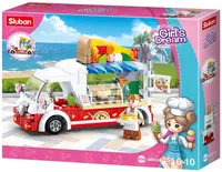 Constructor Sluban Girl's Dream - Van pentru pizza, 156 piese