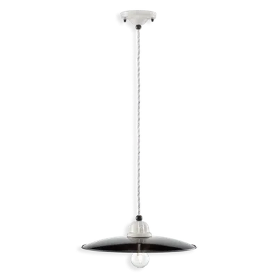 Sospensione D.35 / Pendant D.35 Retro B&w Finish - C1612