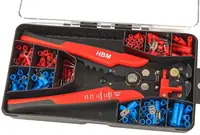 Set clește de sertizare cu papuci de cablu HBM - 9621, 0,5-6,0 mm