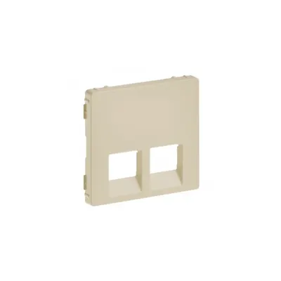 Capac Valena Life - double RJ 45/RJ 11 or RJ 45 + RJ 11 priza - ivory