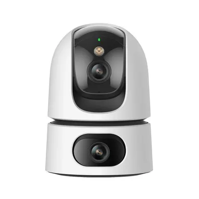 Camera supraveghere IP WiFi cu lentila duala Full-Color Imou Ranger Dual IPC-S2XP-10M0WED, 5 + 5 MP, 2x 3.6 mm, IR/ lumina alba 15 m, microfon si difuzor, slot card, Auto Smart Tracking