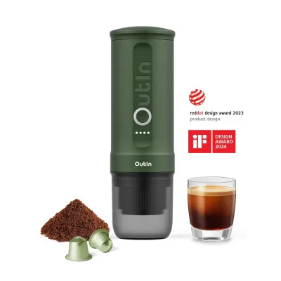 Aparat Espressor portabil Outin Nano - Forest Green
