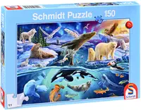Puzzle pentru copii Schmidt din 150 de piese - Animale polare
