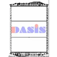 Radiator, racire motor AKS DASIS 261870N