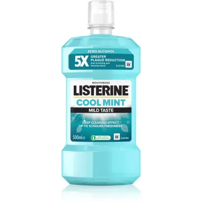 Listerine Cool Mint Mild Taste apă de gură fară alcool aroma Cool Mint 500 ml