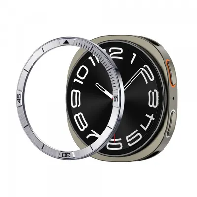 Rama Protectie Spigen Tune Pilot pentru Samsung Galaxy Watch9 / Watch8 44mm, Argintie ACS10009