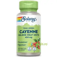 Cayenne 450mg 100cps vegetale Secom,