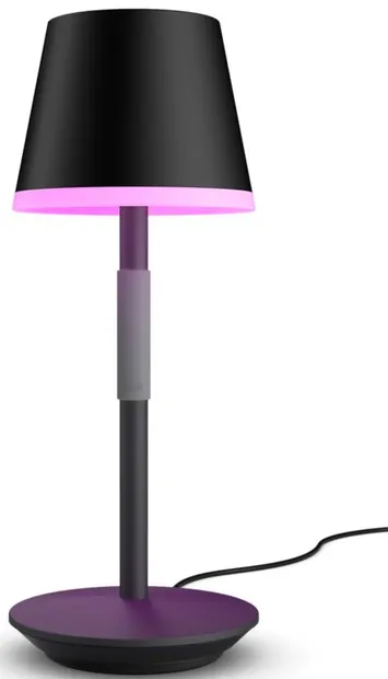 Lampă de birou LED Philips - Hue Belle, IP20/54, 6W, neagră
