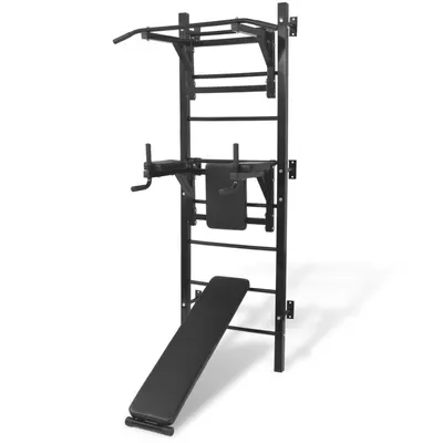 Gossi turn fitness multifunctional de perete, negru