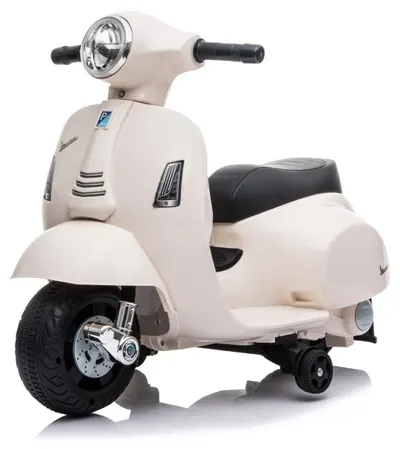Motocicletă electrică Chipolino - Mini Vespa, albă