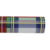 Hârtie ambalat cadouri CLASSICO tartan alb