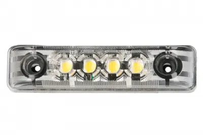 Lumina delimitare stanga dreapta, alb, LED, inaltime 11mm; latime 65mm; adancime 16mm, surub, 12V