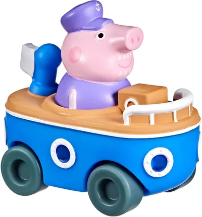 Vehicul Hasbro Peppa Pig - Moș Crăciun cu o mașină
