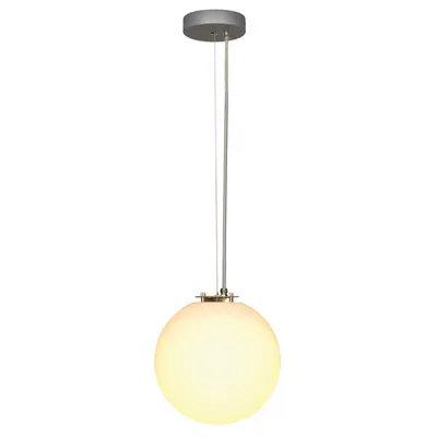 Lampa suspendata, lustra ROTOBALL 25 Pendant E27, grey pendant, TC-(D,H,T,Q)SE, silver-grey/white, Ø 25 cm, max. 24W