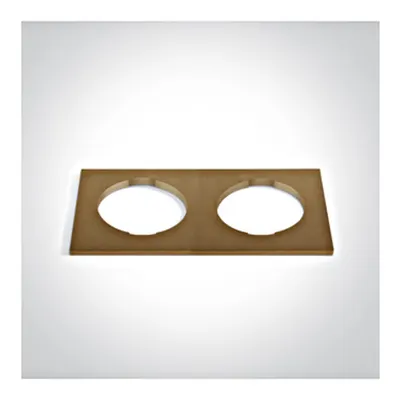 Square capac frame2-fach ptr.Bea alama reflector
