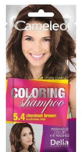 Delia Cameleo Șampon colorant la plic , 5.4 Chestnut Brown, 40 ml