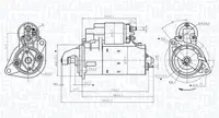 Electromotor (12v, 1,4kw) Potrivit Daewoo Espero; Opel Ascona C, Astra F, Calibra A, Frontera a Sport, Kadett E, Kadett E Kombi, Omega A, Vectra a 1.8 2.0 09.82-09.99