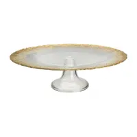 Platou cu picior GOLD BLUSH, 33 cm