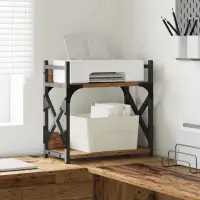 vidaXL Suport pentru imprimantă Lemn Vechi 40 x 20 x 40 cm