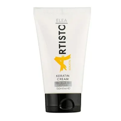 Crema hranitoare cu keratina par uscat si deteriorat, Elea Artisto | 150 ml
