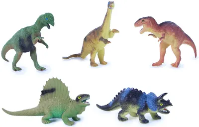 Set de figurine Rappa - Dinozaurii , 5 buc. , 13-14 cm