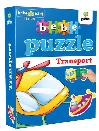 Bebe Puzzle - Mijloace de transport - Board book