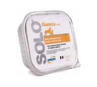 Hrana dietetica monoproteica pentru caini pisici Solo cu gasca 100 gr