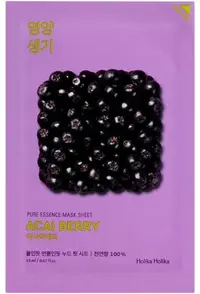 Holika Holika Pure Essence Mască de față cu folie Acai Berry, 23 ml
