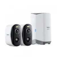 Camera de Supraveghere Baseus N1, Wi-Fi, 2K, IP67, Exterior, Set 2 bucati S0TW002131