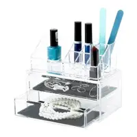 Organizator de baie pentru cosmetice din plastic – Compactor
