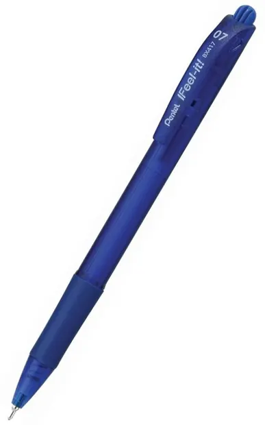 Pix automat Pentel BX417 - Feel It, 0.7 mm, albastru