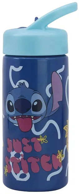 Sticlă cu pai Stor Stitch - 410 ml