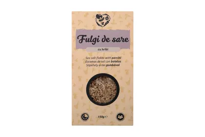 Fulgi de sare cu hribi, 150g, Ecotravio