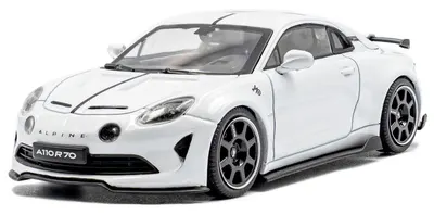 Model de colecție SOLIDO Moderne: Automobile - Renault Alpine A110 Radicale 70 Coupe, White, 2024