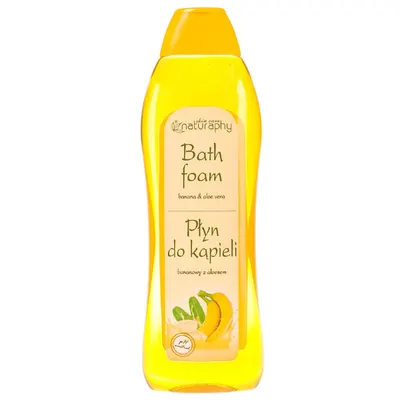 Spuma de baie Banane si Extract de Aloe Vera Naturaphy, Blux | 1 l
