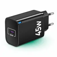 Incarcator Retea Timebox, 45W, 1 x Type-C, Negru - Default Title