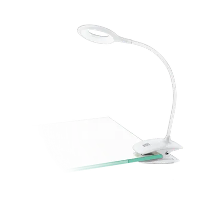 Lampa cu clama CABADO alb mm