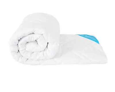 Pilota antiacarieni Somnomed din microfibra alba cu umplutura de primavara toamna, 150 x 200 cm, 200 gsm
