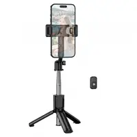 Selfie Stick Bluetooth Borofone BY14 Graceful, 4.5inch - 7inch, Negru