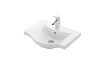 Lavoar incastrabil alb lucios 50 cm (50 x 37 x 17.5)